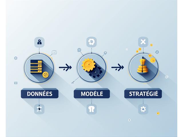 Infographie Flux de Travail: Données, Modèle, Stratégie